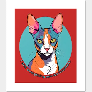 All Seeing Cat Posters and Art